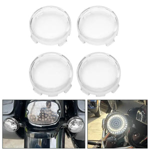 Lentilles transparentes de clignotants pour Harley - vue 1