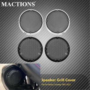 Grilles de haut-parleurs 6,5'' pour couvercles de sacoches - Harley Touring Road King, Street Glide, Electra Glide 1983-2023 – photo 1/8