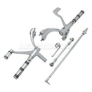 Kit complet commandes avancées CNC, repose-pieds, leviers et biellettes pour Harley-Davidson Sportster XL 883, 1200, 48 2004-2024 – photo 12/20
