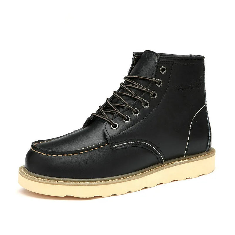 Bottines cuir motard western - vue 4