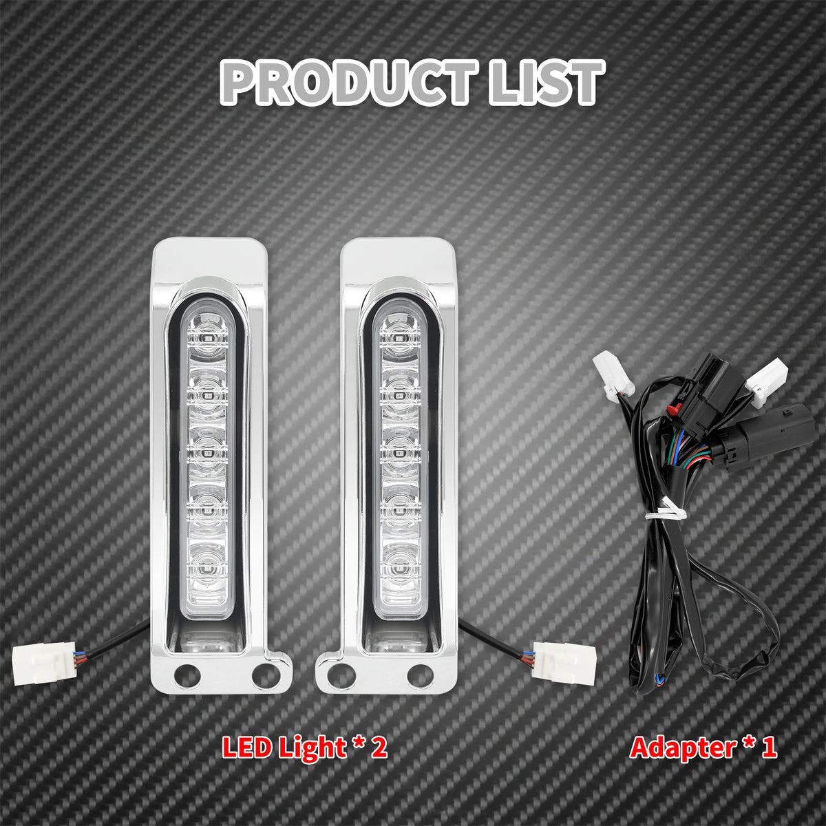 Feux LED latéraux de sacoches (fond de garde-boue) clignotant/stop - Harley Touring Electra Glide, Street Glide, Road King, FLHTK 2014 et + – photo 6/8
