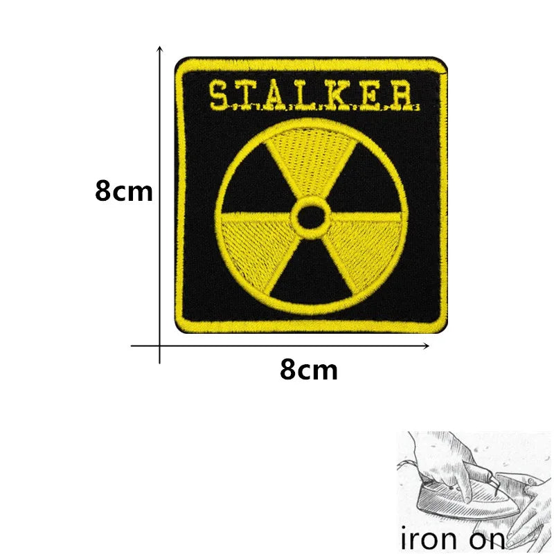 Écusson tactique brodé Stalker Team, fixation velcro ou thermocollante - vue 37