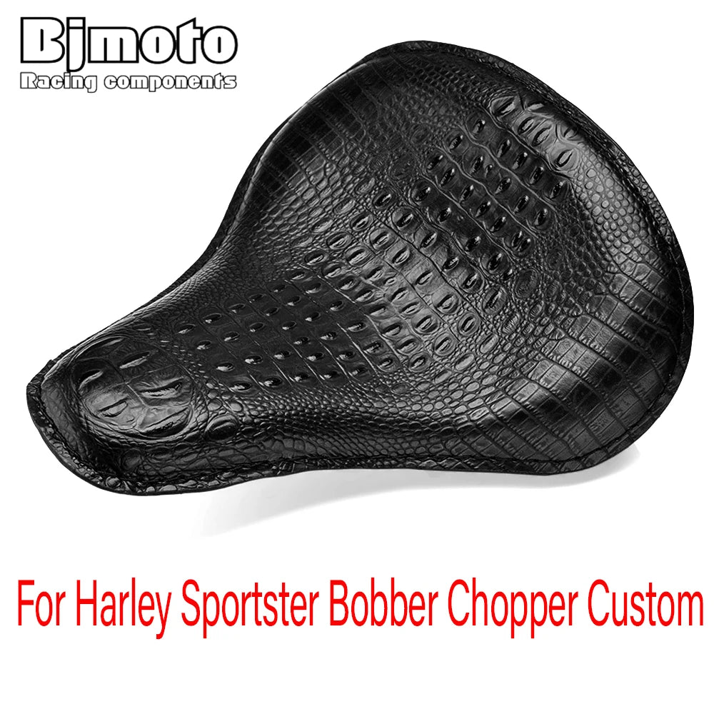 Selle solo bobber vintage pour Harley-Davidson Sportster Iron 883 et custom