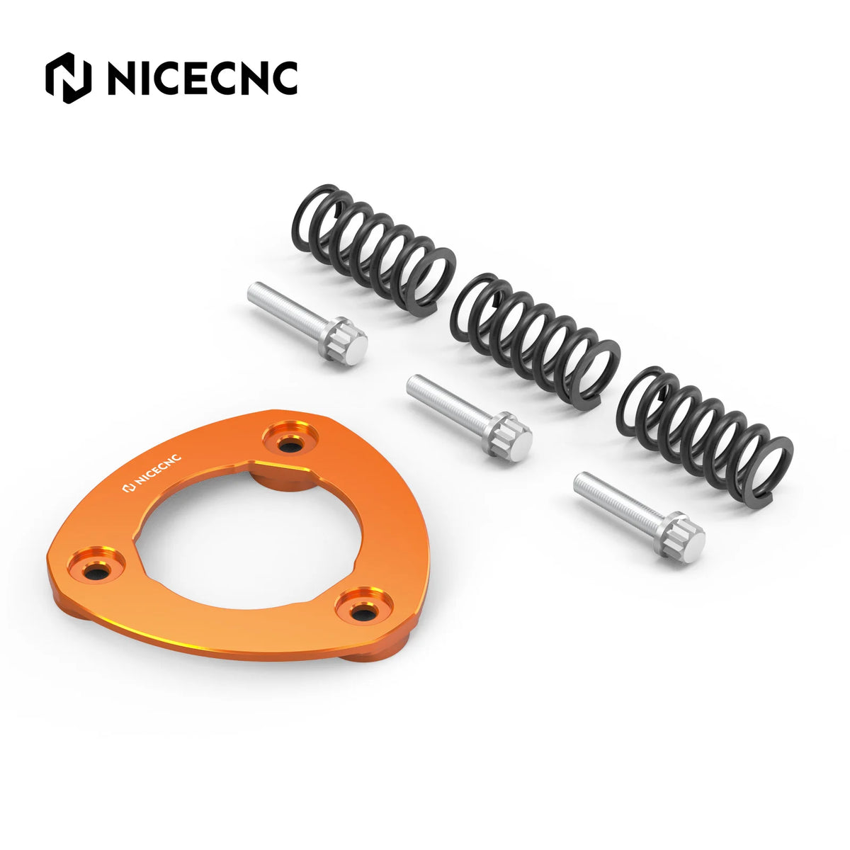 Plaque de pression d'embrayage orange en alliage d'aluminium pour moteur Harley-Davidson M8 - vue 8