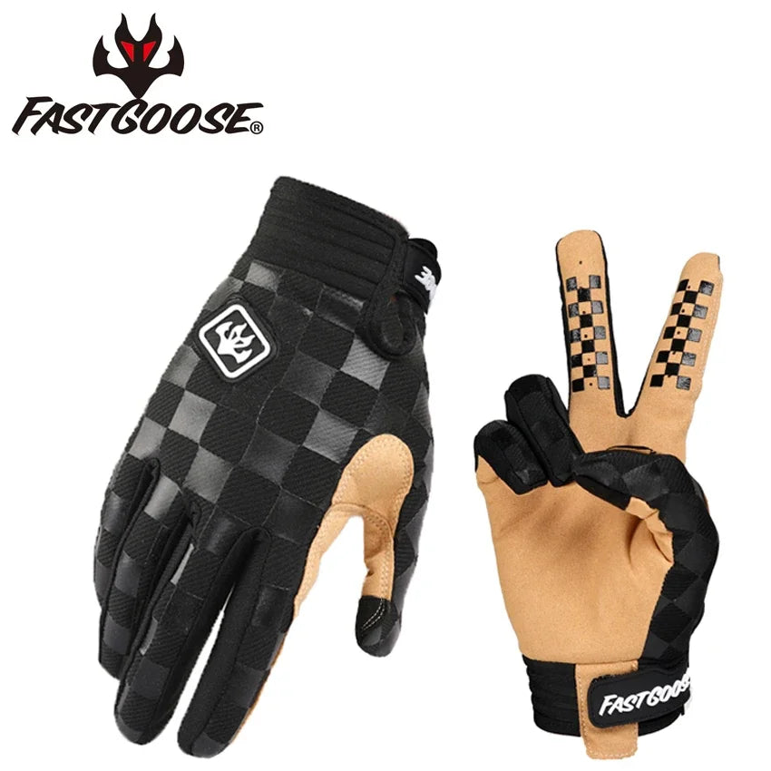 Gants moto été doigts longs - vue - vue 11