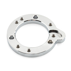 Plaque adaptatrice de filtre à air CV pour Harley carburateur Super E/G - vue 2