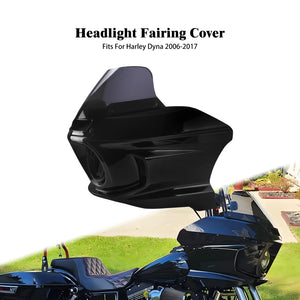Carénage de phare avant ABS noir avec support pour Harley-Davidson - vue 7