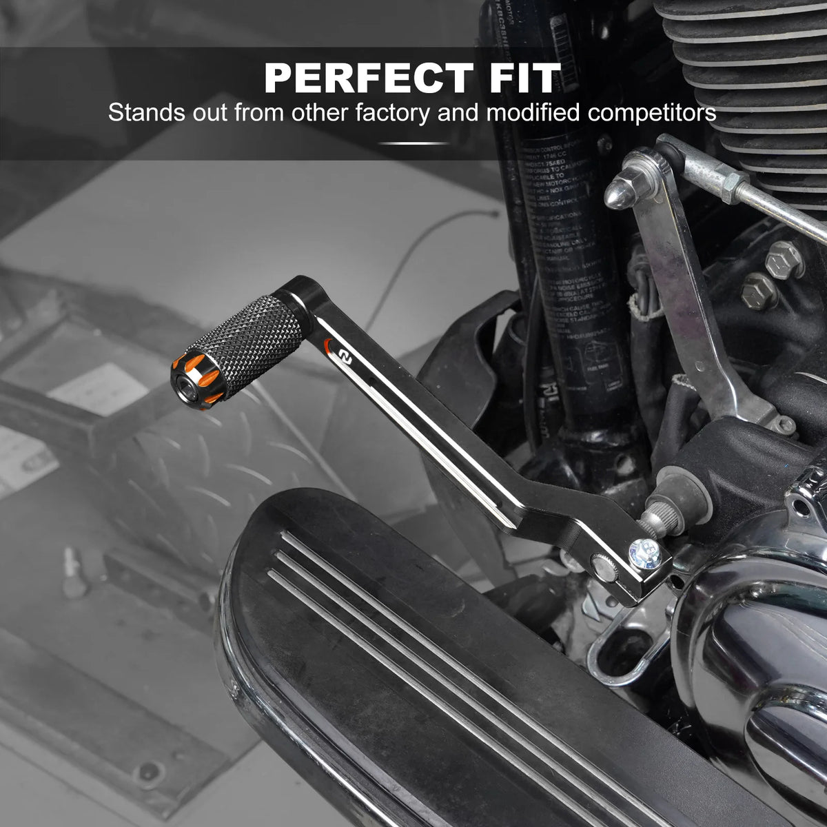 Leviers de sélecteur talon-pointe pour Harley Touring - vue 5