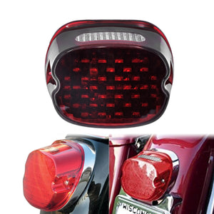 Feu arrière LED avec éclairage de plaque pour Harley Dyna Touring Sportster - vue 5