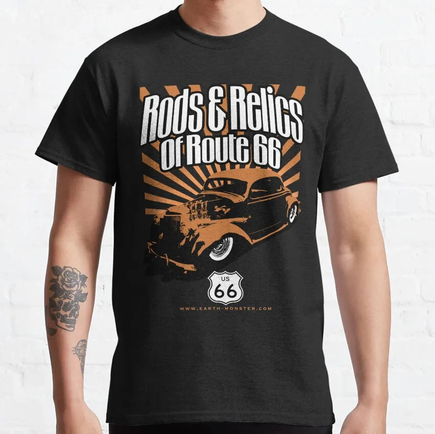 T-shirt Homme Route 66 Mother Road 100% Coton Grande Taille - vue 19