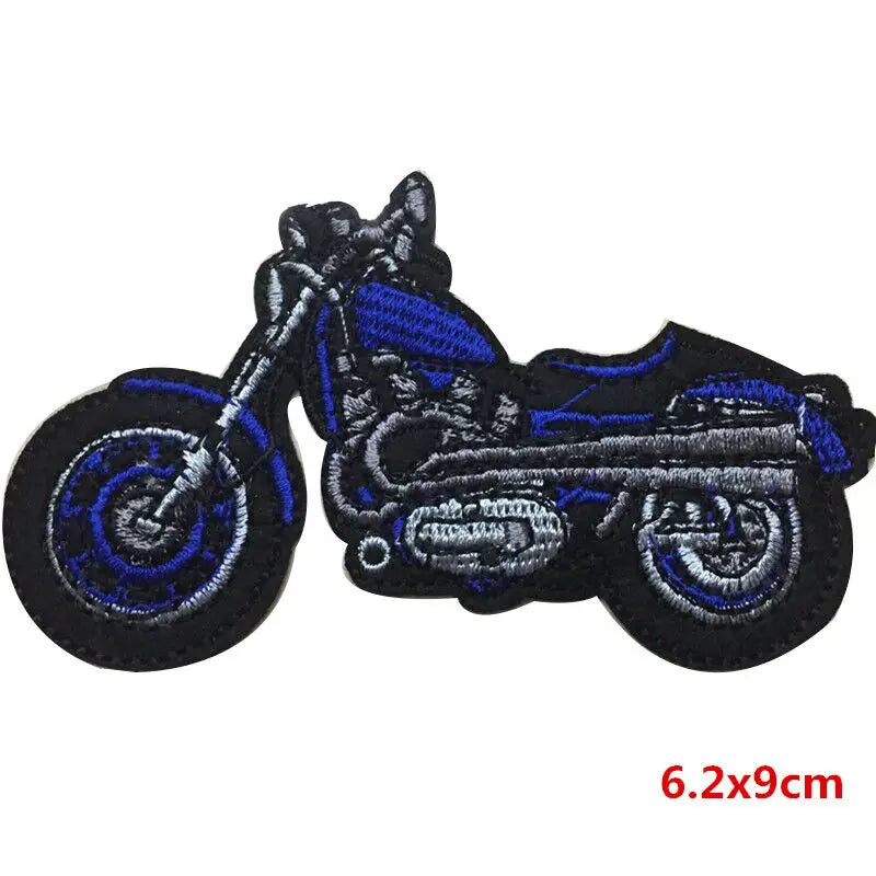 Écusson brodé biker/punk thermocollant - vue 27