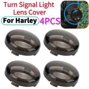 Caches de clignotants fumés pour Harley - vue 1