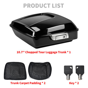 Top Case Chopped/Razor/King 7,5 / 10,7 / 13,7 pouces - Harley-Davidson Touring Road, Street, Electra Glide, FLHR 2014-2025 – photo 12/12