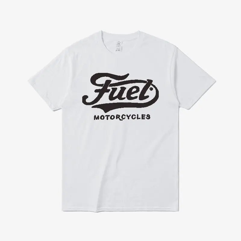 T-shirt Coton Imprimé Étiquette Essence Moto - vue 5