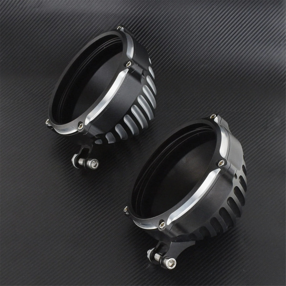Carter/Cache de Phare 5,75" avec Support de Fixation Basse - Harley-Davidson Sportster, Dyna, Softail – photo 4/9