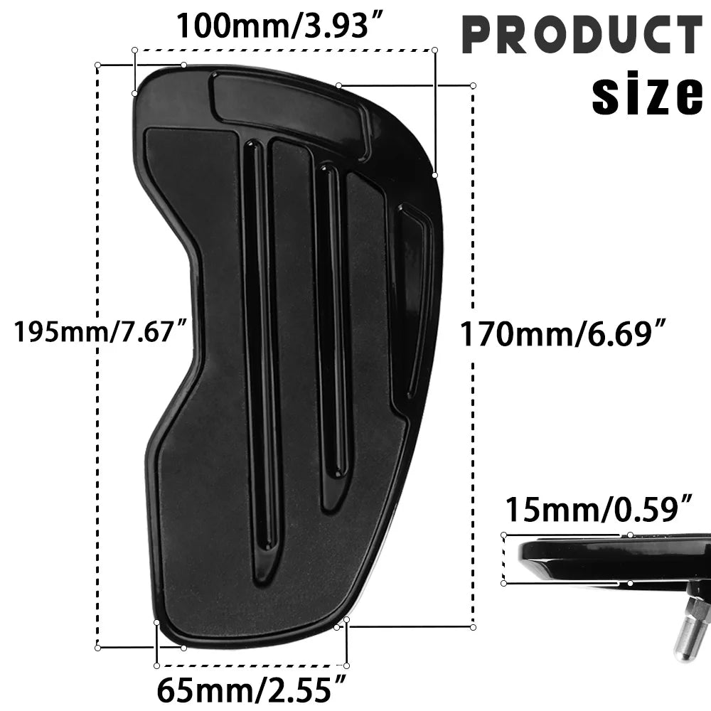 Plancher pilote (floorboard) avant élargi pour Harley-Davidson Sportster S RH1250S / RH1250 (2021-2024) – photo 6/6