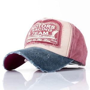 Casquette baseball denim patchwork - vue - vue 4