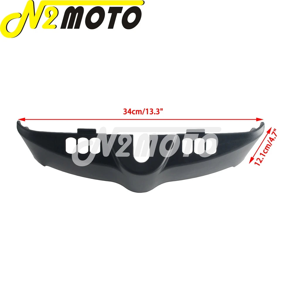 Cache de carénage batwing noir mat pour Harley Touring - vue 6