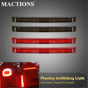 Feu à Défilement LED pour Sacoches (Frein/Clignotant) - Harley-Davidson Touring 2014 et plus – photo 1/8