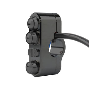 Commodo à boutons poussoirs pour Harley guidon 22/25 mm - vue 4