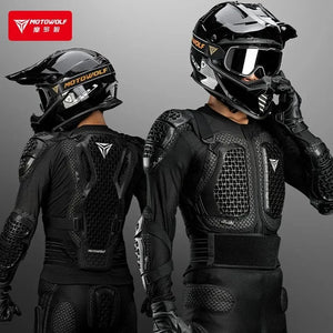 Blouson moto avec protections intégrales - vue - vue 4