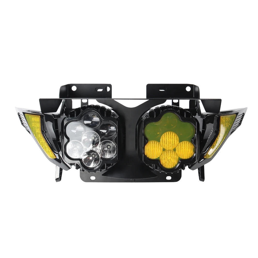 Kit de phares LED noirs pour Harley Road Glide - vue 4