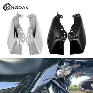 Déflecteur d'air mi-cadre Noir/Chrome - Harley-Davidson Touring 2017 et plus – photo 1/8