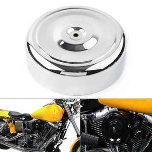 Couvercle de filtre à air 7 pouces lisse pour Harley Big Twin Sportster - vue 1