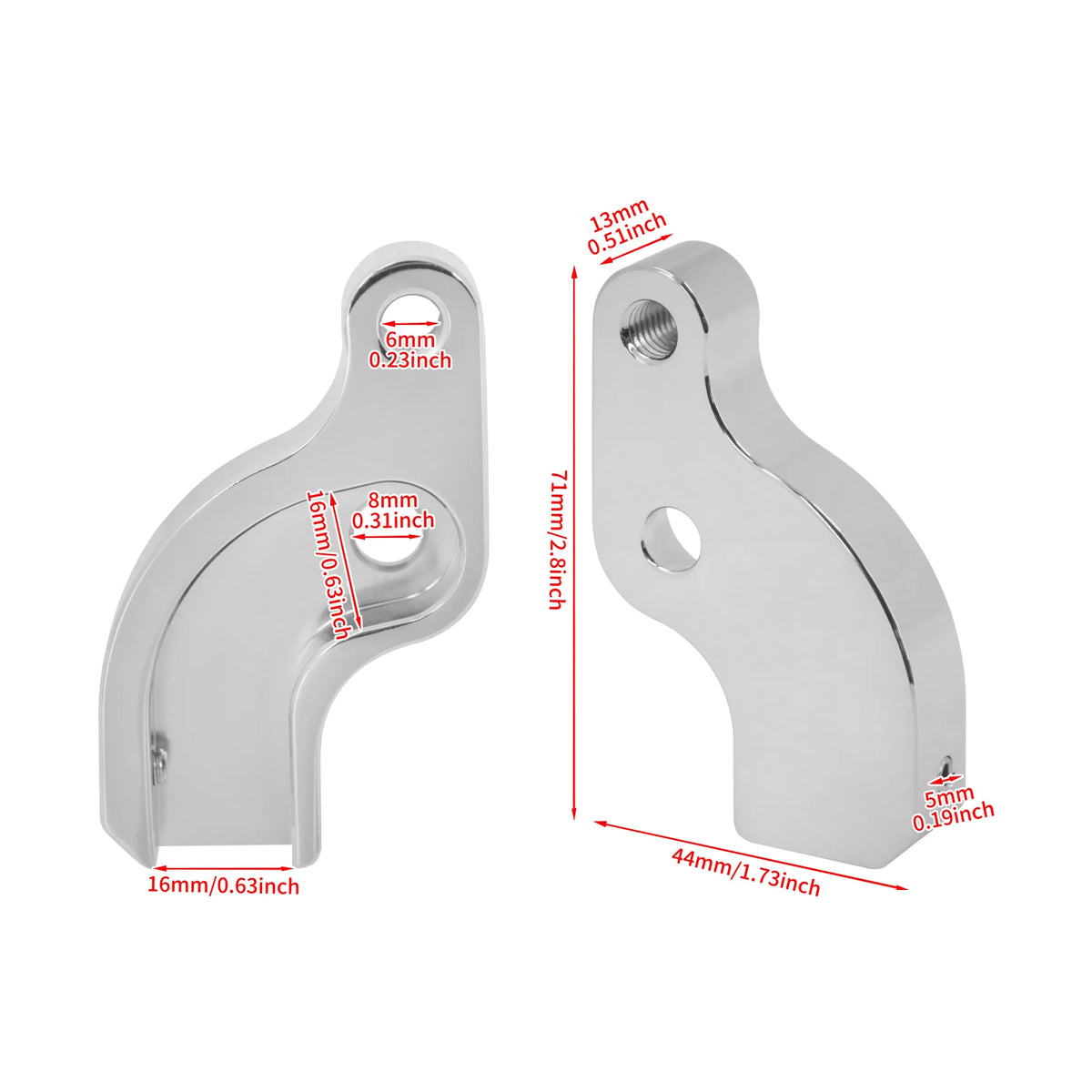 Booster de levier de vitesse en aluminium noir pour Harley-Davidson M8 - vue 4