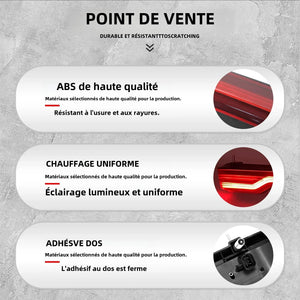 Feu arrière LED 3 en 1 (stop, clignotant, position) pour Harley Touring, Road Glide, Electra Glide Ultra FLHTKL 2014-2024 - vue 4