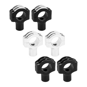 Kit de rehausseurs de guidon chromé pour Harley-Davidson - vue 3