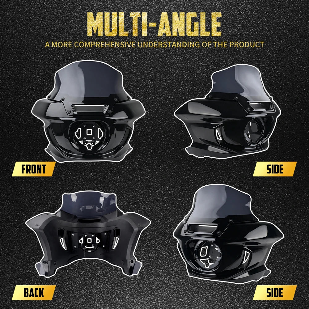 Kit de fixation pour carénage de phare de moto Harley - vue 3