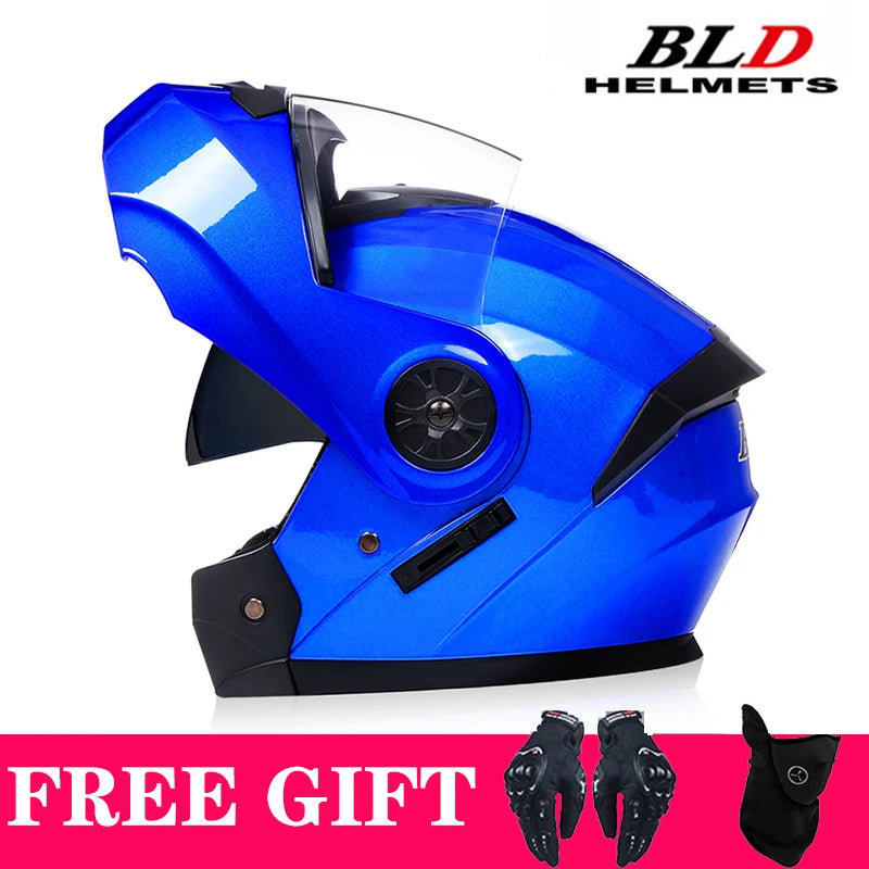 Casque moto modulable rétro double écran - vue - vue 26