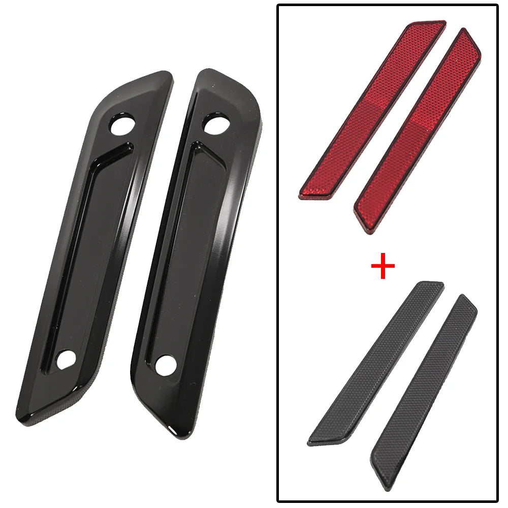 Caches de charnières de sacoches CNC aluminium T6061 pour Harley Road Glide / Street Glide 2023.5-2025 - vue 7