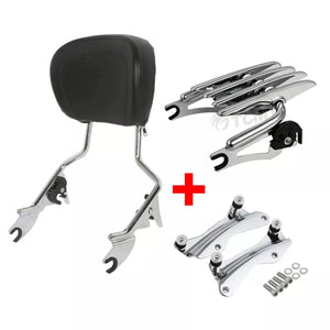 Kit Dossier Sissy-Bar Amovible et Porte-Bagages pour Harley-Davidson Touring - vue 6