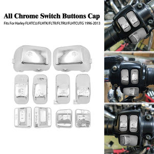 Capuchons de boutons de commodo pour Harley Touring - vue 7