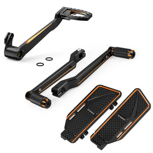 Support de Fixation Moteur Avant Noir - Harley-Davidson Touring, Dyna Super Glide FLT 1980-2008 – photo 19/27