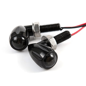 Mini clignotants LED bullet pour Harley Dyna Softail Sportster - vue 1