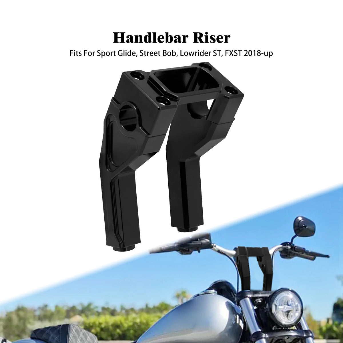 Rehausseurs de guidon 6"/8"/10" avec collier - Harley-Davidson Softail 2018 et plus – photo 14/17