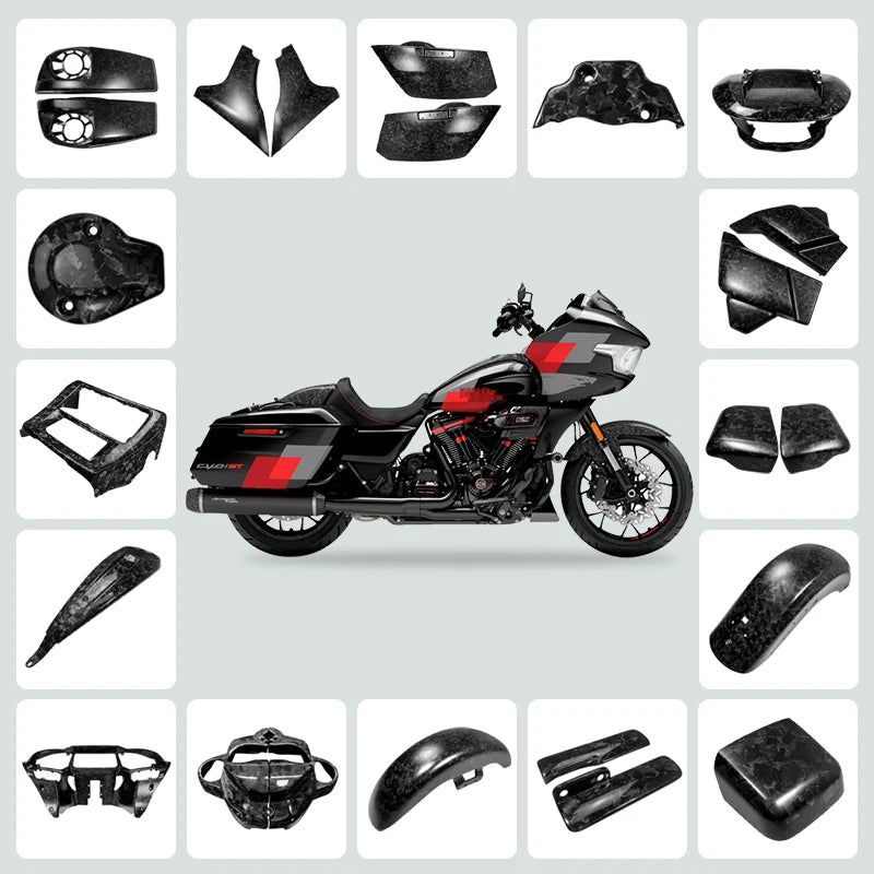 Pièce de carrosserie en carbone forgé pour Harley-Davidson - vue 5