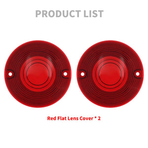 Cabochons de clignotants plats pour Harley Touring Softail - vue 5