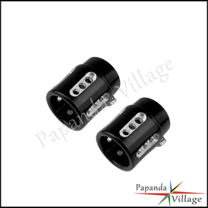 Embout d'échappement aluminium noir pour Harley Touring - vue 8