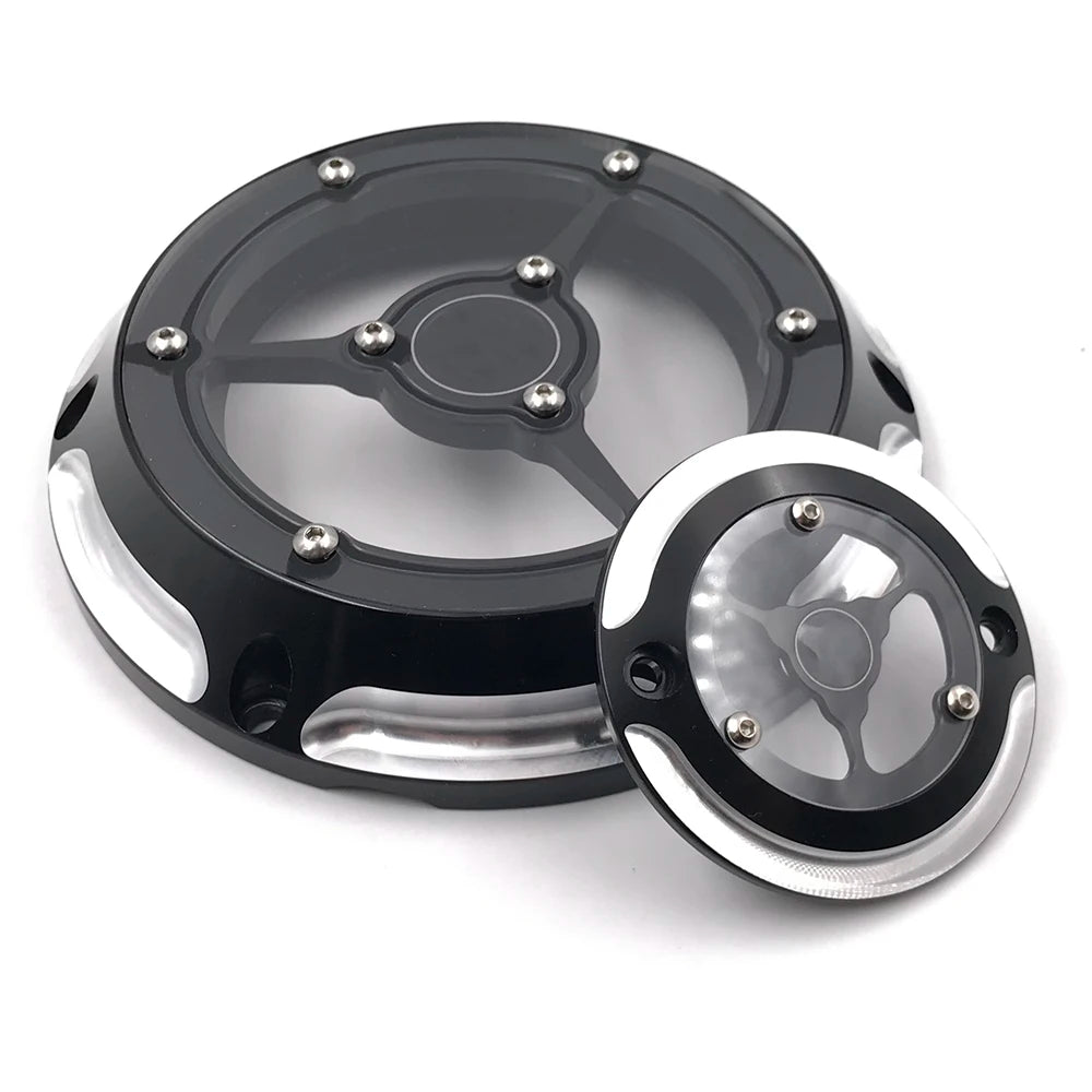 Cache derby à fenêtre et cache de distribution pour Harley Sportster - vue 6