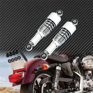 Paire d'Amortisseurs Arrière Réglables 267mm - Harley Sportster XL883/1200, Touring, Dyna, Road King, Electra Glide – photo 3/8