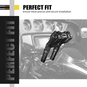 Rehausse de Guidon Modulable 5/6/7/8 Pouces (Kickback Riser) - Harley-Davidson Touring & Softail, Guidon 28mm – photo 6/9