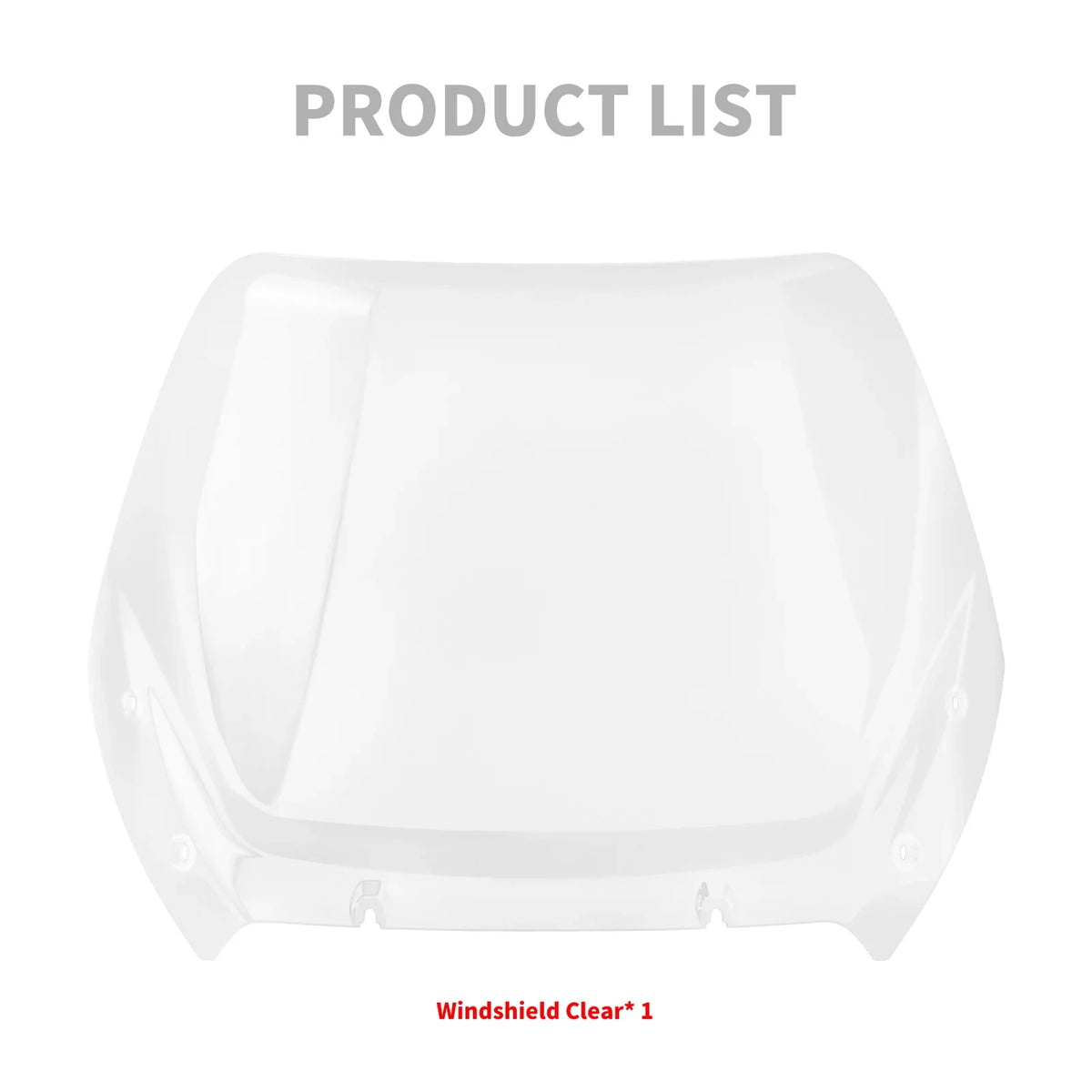 Déflecteur de pare-brise supérieur 12 pouces fumé/transparent pour Harley-Davidson Touring Road Glide FLTRXST, CVO FLTRXSE 2023-2025 – photo 6/8