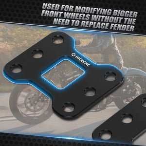 Rehausseur de Garde-boue Avant CNC pour Harley Sportster (Forty-Eight, Seventy-Two, Iron, Roadster) – photo 5/7