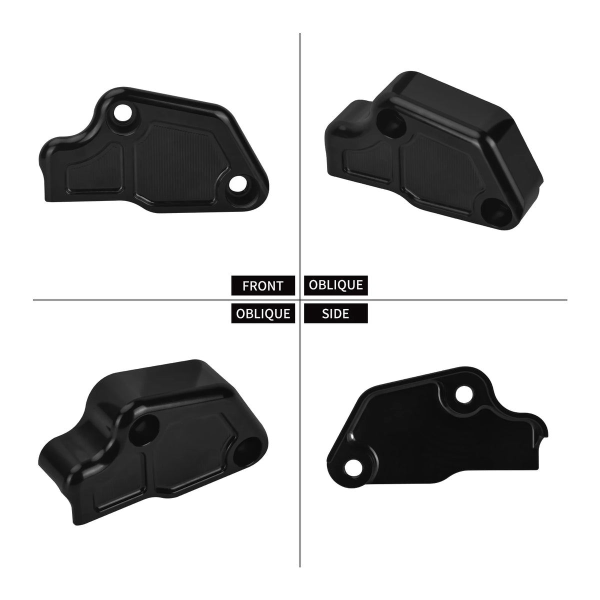 Cache de capteur de position de vitesse noir en aluminium pour Harley-Davidson - vue 4