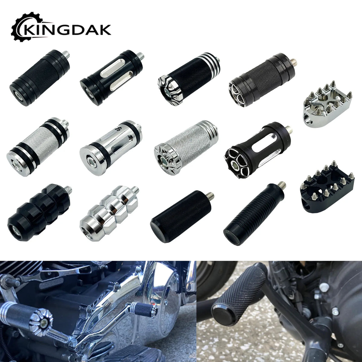 Pointe de sélecteur pour Harley Sportster, Softail, Touring et Dyna Fat Bob – photo 1/17