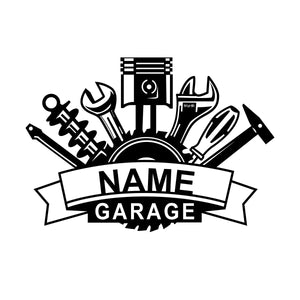 Plaque métallique personnalisée outils de réparation pour garage - vue 15